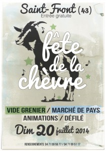 Affiche Fete de la Chevre 2014